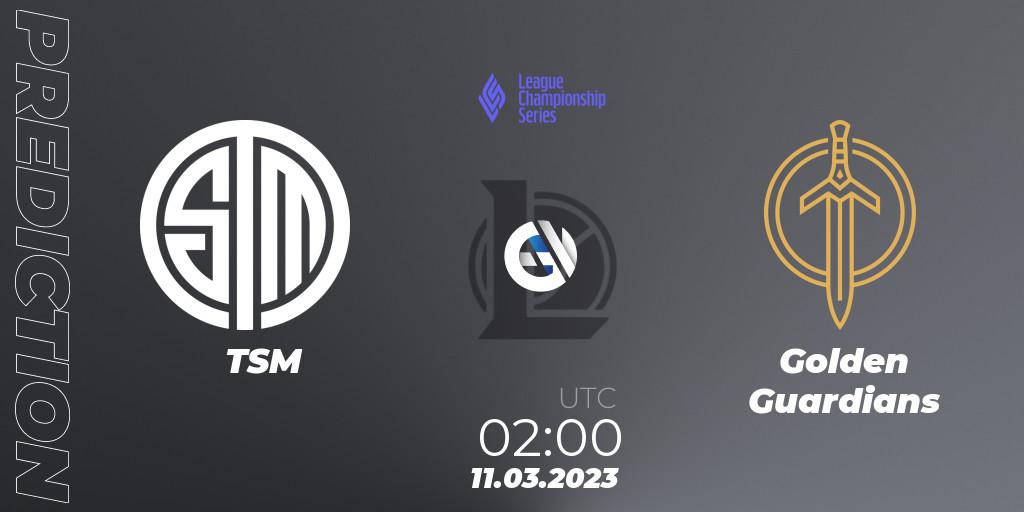 TSM vs Golden Guardians: Match Prediction. 16.02.23, LoL, LCS Spring 2023 - Group Stage