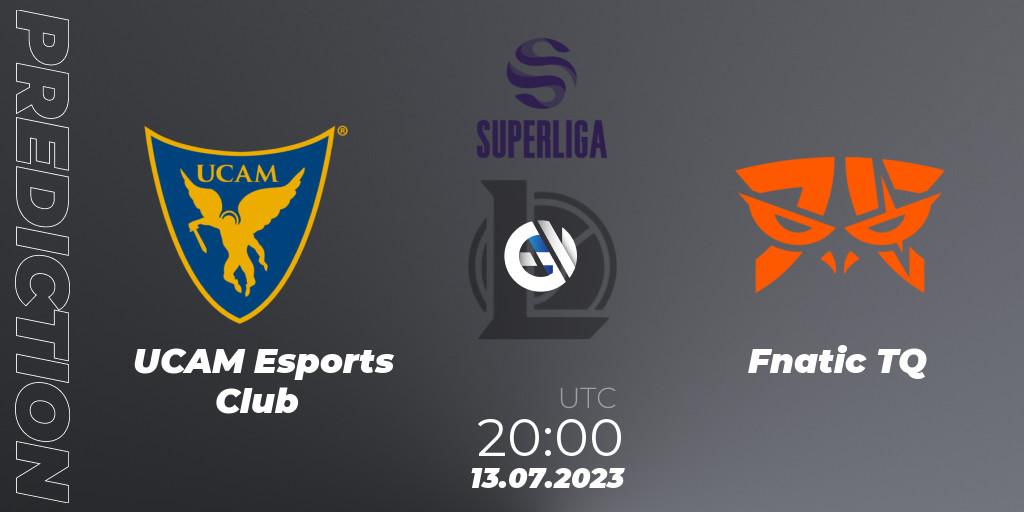 UCAM Esports Club vs Fnatic TQ: Match Prediction. 13.07.23, LoL, Superliga Summer 2023 - Group Stage