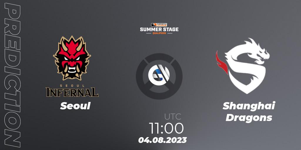 Seoul vs Shanghai Dragons: Match Prediction. 04.08.23, Overwatch, Overwatch League 2023 - Summer Stage Qualifiers