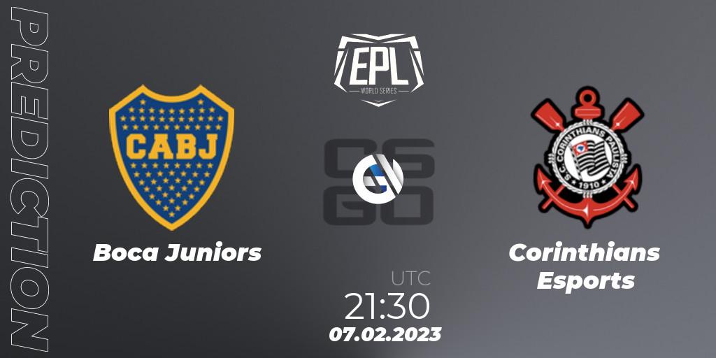 Boca Juniors vs Corinthians Esports: Match Prediction. 07.02.23, CS2 (CS:GO), EPL World Series: Americas Season 2