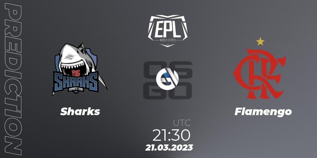 Sharks vs Flamengo: Match Prediction. 21.03.23, CS2 (CS:GO), EPL World Series: Americas Season 3