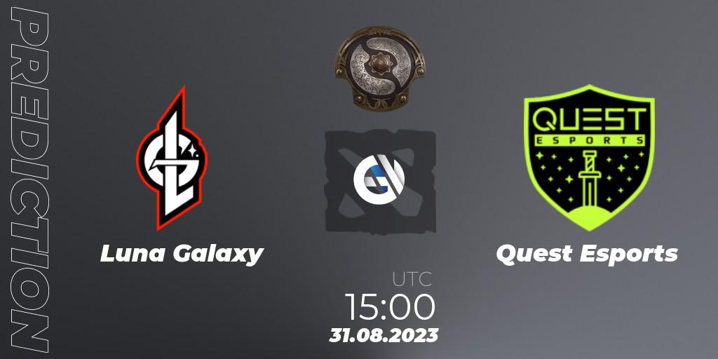 Luna Galaxy vs PSG Quest: Match Prediction. 31.08.23, Dota 2, The International 2023 - Western Europe Qualifier
