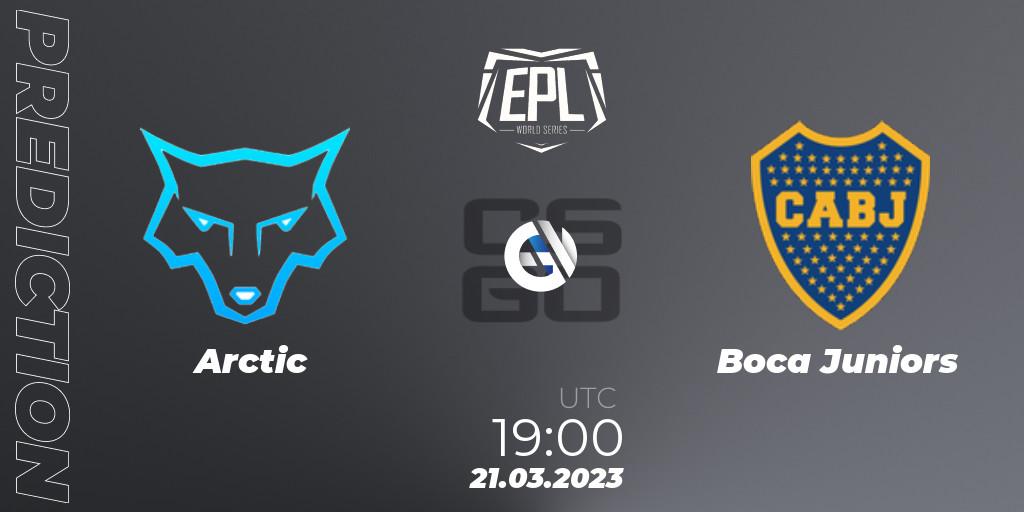 Arctic vs Boca Juniors: Match Prediction. 21.03.23, CS2 (CS:GO), EPL World Series: Americas Season 3