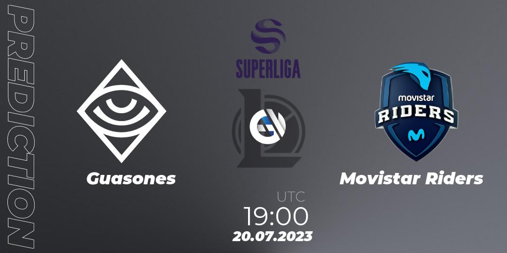 Guasones vs Movistar Riders: Match Prediction. 22.06.2023 at 19:00, LoL, Superliga Summer 2023 - Group Stage