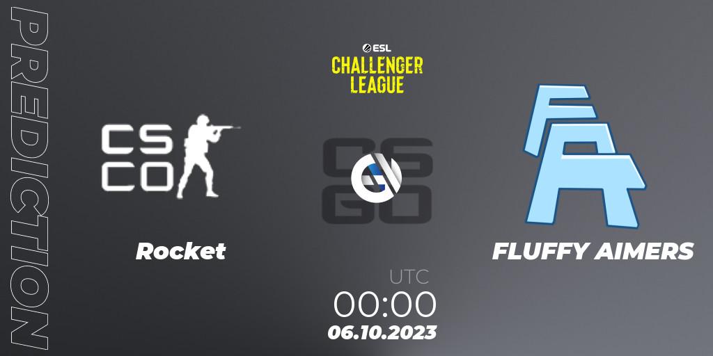 Rocket vs FLUFFY AIMERS: Match Prediction. 22.11.2023 at 22:30, Counter-Strike (CS2), ESL Challenger League Season 46: North America