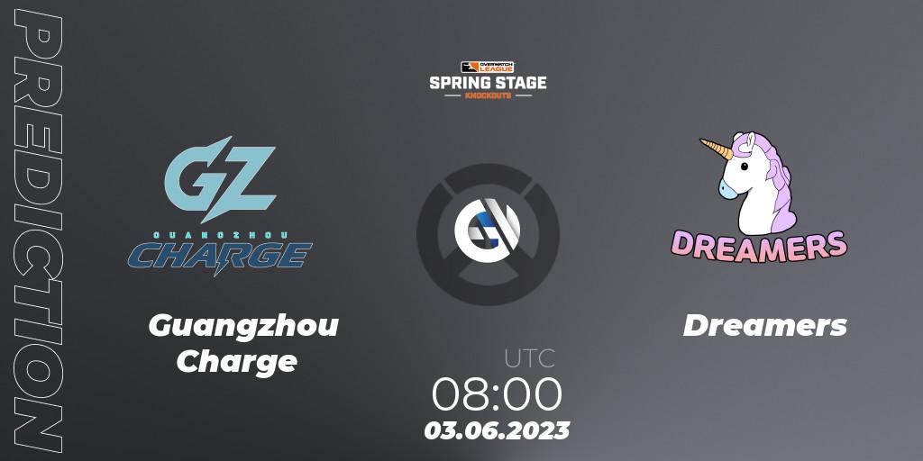 Guangzhou Charge vs Dreamers: Match Prediction. 03.06.2023 at 08:00, Overwatch, OWL Stage Knockouts Spring 2023