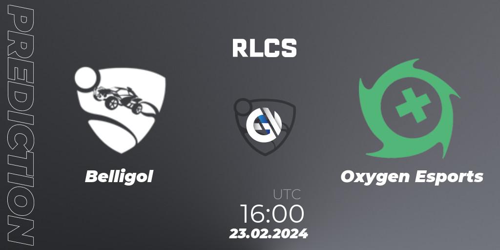 Belligol vs Oxygen Esports: Match Prediction. 23.02.24, Rocket League, RLCS 2024 - Major 1: Europe Open Qualifier 2