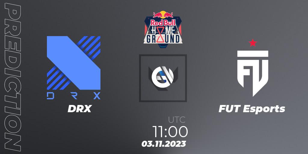 DRX vs FUT Esports: Match Prediction. 03.11.23, VALORANT, Red Bull Home Ground #4 - Swiss Stage