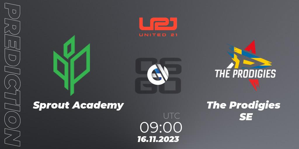 Sprout Academy vs The Prodigies SE: Match Prediction. 16.11.23, CS2 (CS:GO), United21 Season 8