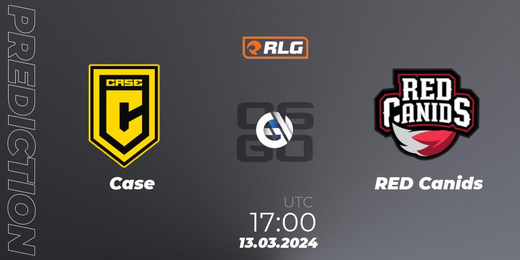 Case vs RED Canids: Match Prediction. 13.03.24, CS2 (CS:GO), RES Latin American Series #2