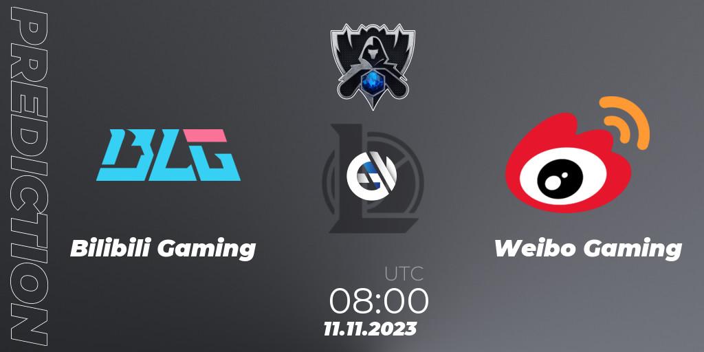 Bilibili Gaming vs Weibo Gaming: Match Prediction. 11.11.23, LoL, Worlds 2023 LoL - Finals