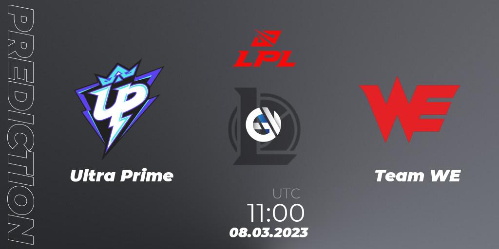Ultra Prime vs Team WE: Match Prediction. 08.03.23, LoL, LPL Spring 2023 - Group Stage