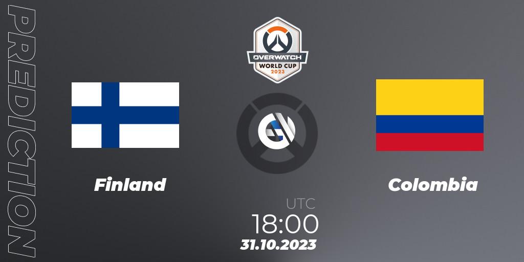 Finland vs Colombia: Match Prediction. 31.10.23, Overwatch, Overwatch World Cup 2023