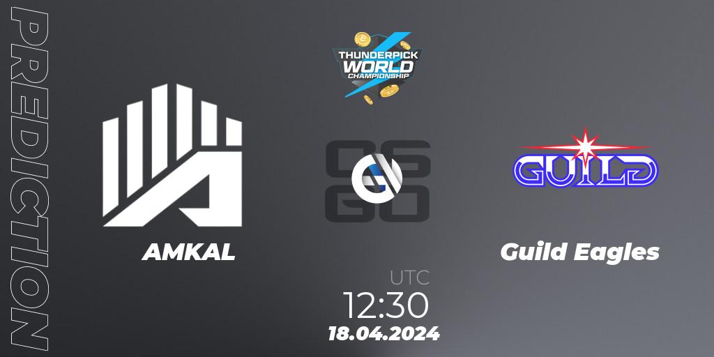 AMKAL vs Guild Eagles: Match Prediction. 18.04.24, CS2 (CS:GO), Thunderpick World Championship 2024: European Series #1