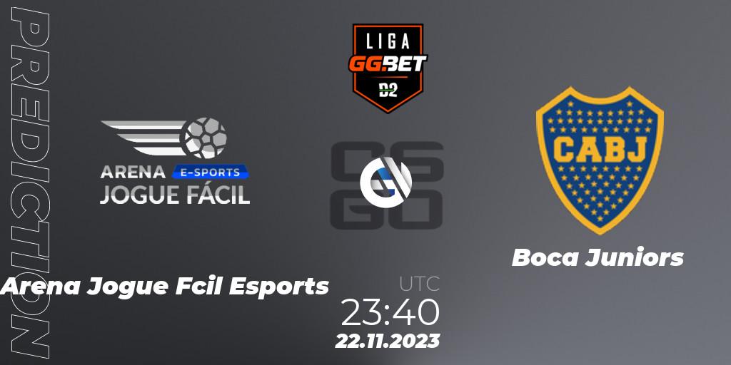  Arena Jogue Fácil Esports vs Boca Juniors: Match Prediction. 22.11.23, CS2 (CS:GO), Dust2 Brasil Liga Season 2