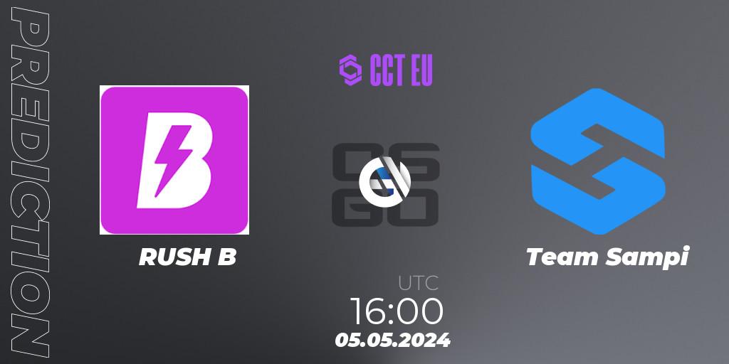 RUSH B vs Team Sampi: Match Prediction. 05.05.2024 at 16:00, Counter-Strike (CS2), CCT Season 2 Europe Series 2 