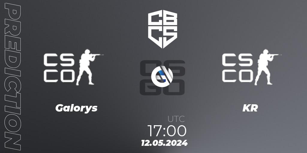Galorys vs KRÜ Esports: Match Prediction. 12.05.2024 at 19:45, Counter-Strike (CS2), CBCS Season 4