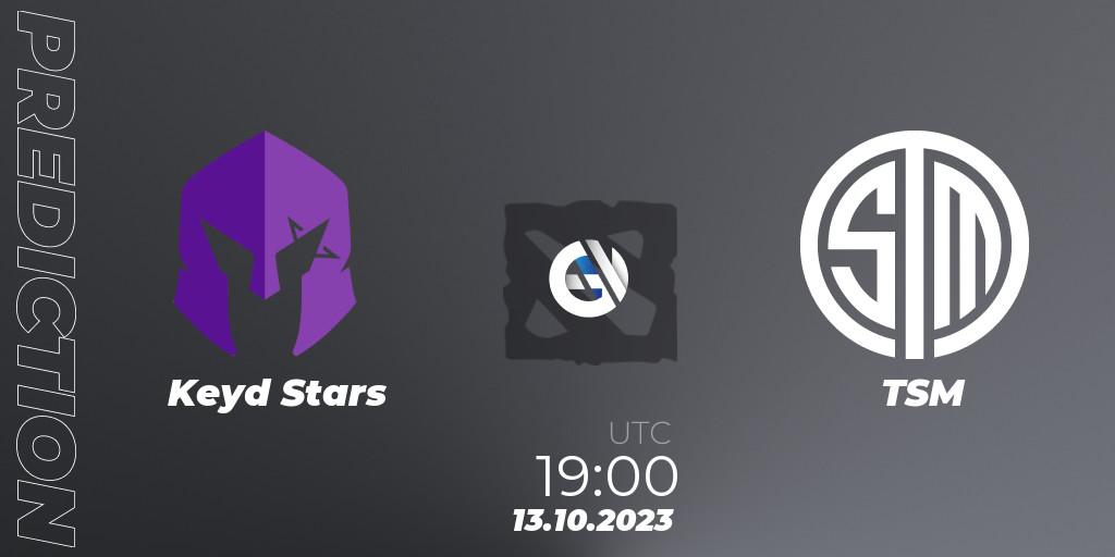 Keyd Stars vs TSM: Match Prediction. 13.10.23, Dota 2, The International 2023 - Group Stage