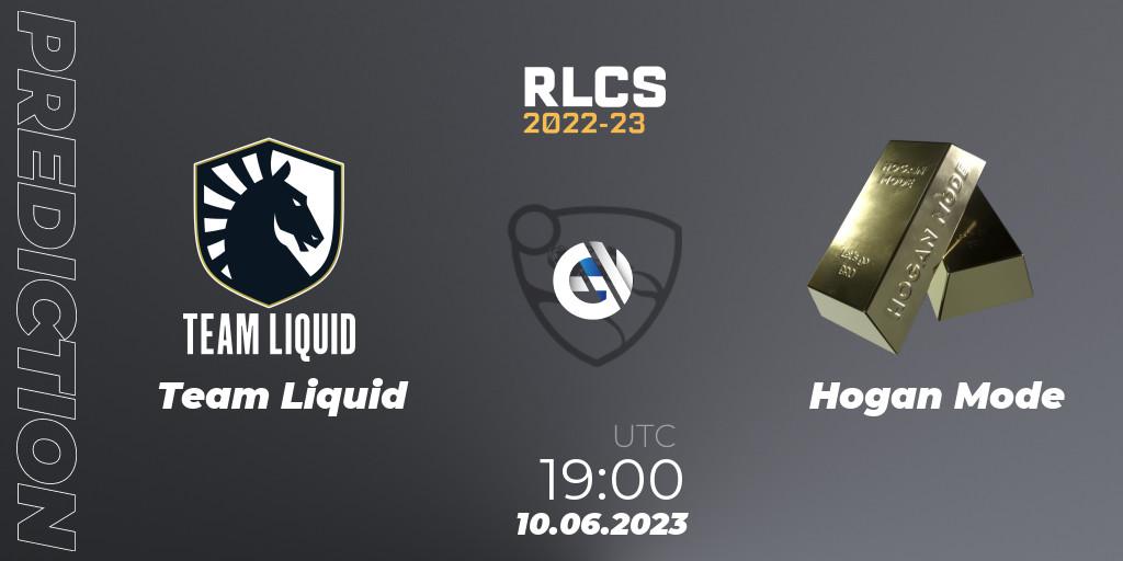 Team Liquid vs Hogan Mode: Match Prediction. 10.06.23, Rocket League, RLCS 2022-23 - Spring: Europe Regional 3 - Spring Invitational