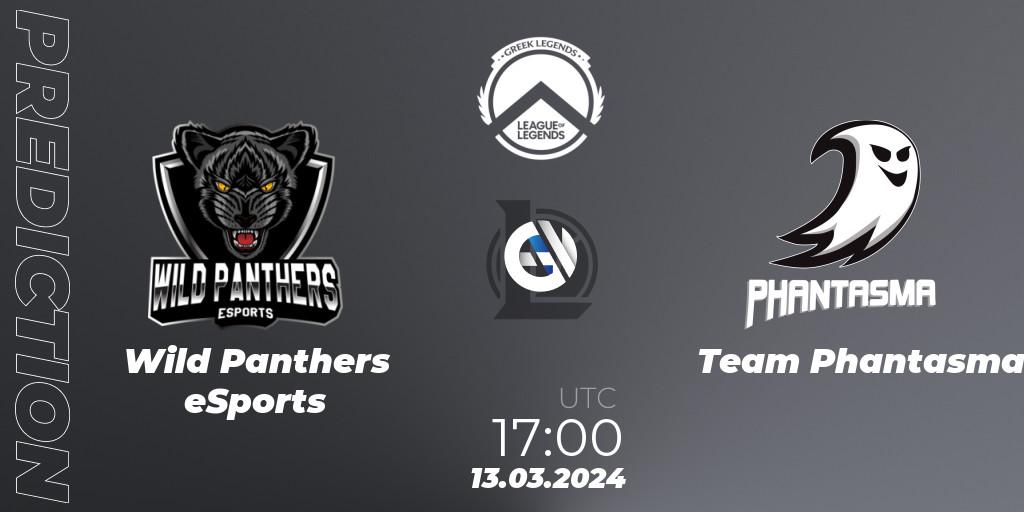 Wild Panthers eSports vs Team Phantasma: Match Prediction. 13.03.24, LoL, GLL Spring 2024