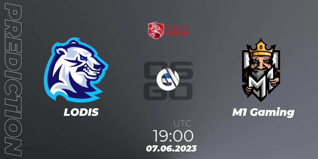 LODIS vs M1 Gaming: Match Prediction. 07.06.23, CS2 (CS:GO), Polish Esports League 2023 Split 2