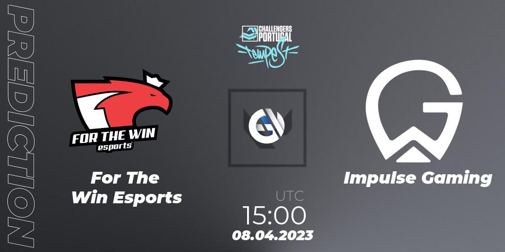 For The Win Esports vs Impulse Gaming: Match Prediction. 08.04.2023 at 15:10, VALORANT, VALORANT Challengers 2023 Portugal: Tempest Split 2