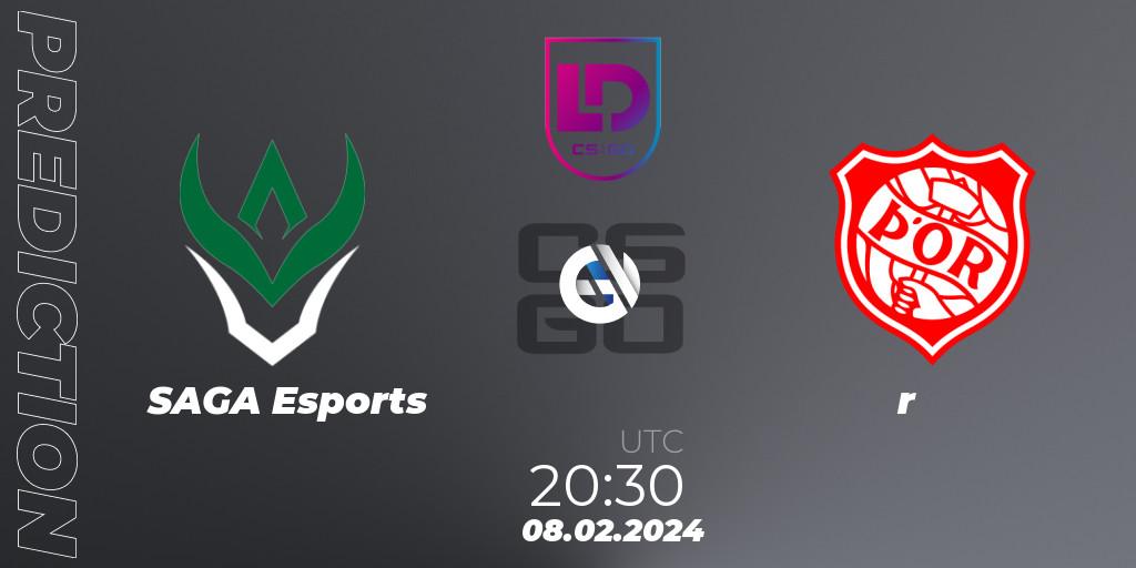 SAGA Esports vs Þór: Match Prediction. 08.02.2024 at 20:30, Counter-Strike (CS2), Icelandic Esports League Season 8: Regular Season