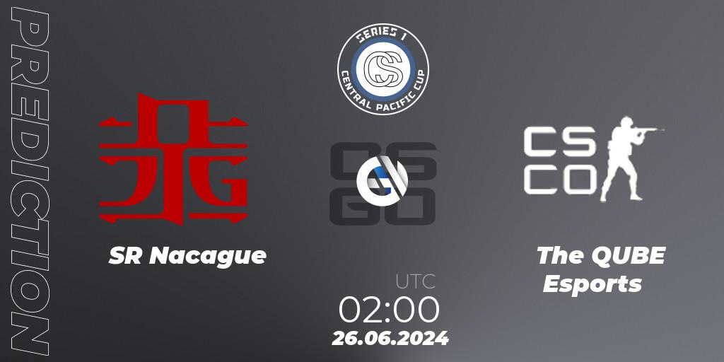 SR Nacague vs The QUBE Esports: Match Prediction. 26.06.2024 at 02:00, Counter-Strike (CS2), Central Pacific Cup: Series 1