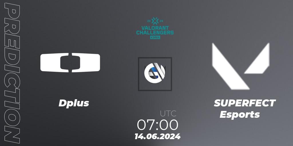 Dplus vs SUPERFECT Esports: Match Prediction. 14.06.2024 at 07:00, VALORANT, VALORANT Challengers 2024 Korea: Split 2