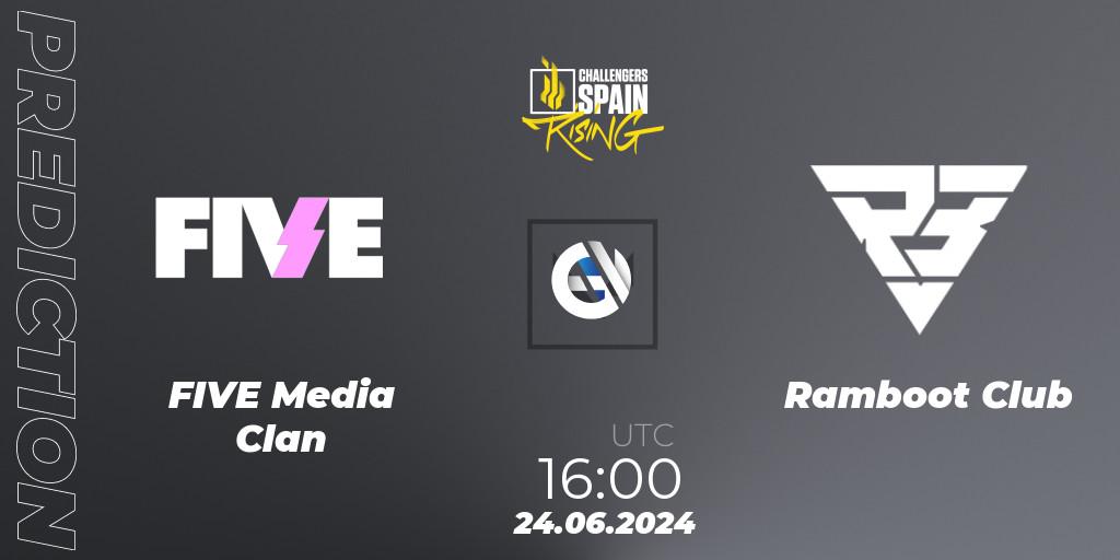 FIVE Media Clan vs Ramboot Club: Match Prediction. 23.06.2024 at 16:00, VALORANT, VALORANT Challengers 2024 Spain: Rising Split 2