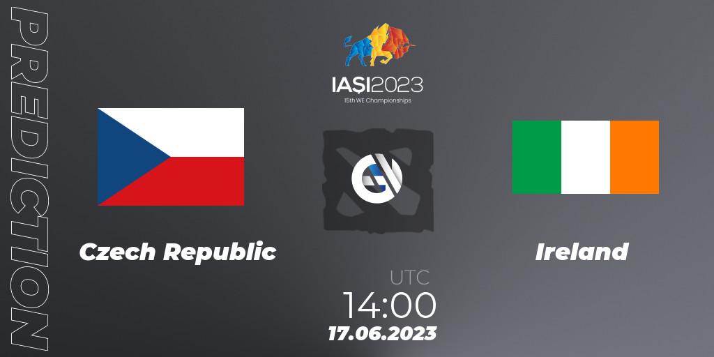 Czech Republic vs Ireland: Match Prediction. 17.06.2023 at 14:00, Dota 2, IESF Europe A Qualifier 2023
