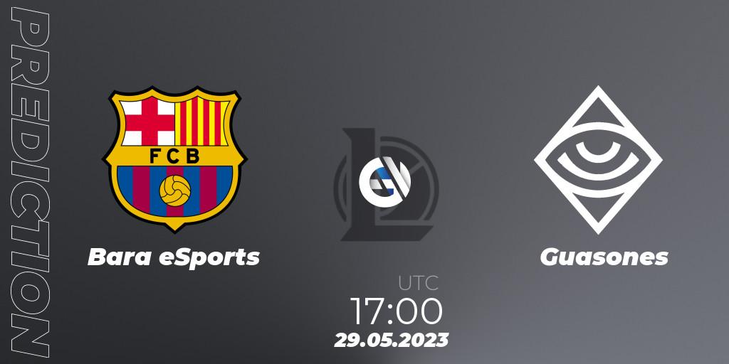 Barça eSports vs Guasones: Match Prediction. 29.05.2023 at 17:00, LoL, Superliga Summer 2023 - Group Stage