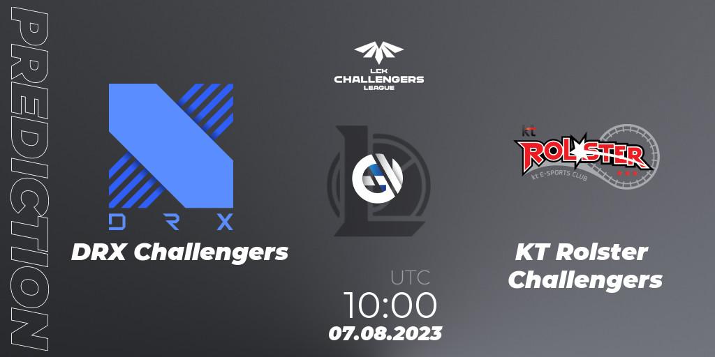 DRX Challengers vs KT Rolster Challengers: Match Prediction. 07.08.23, LoL, LCK Challengers League 2023 Summer - Playoffs