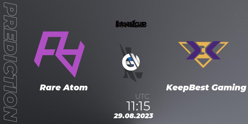 Rare Atom vs KeepBest Gaming: Match Prediction. 29.08.2023 at 11:15, Wild Rift, Ionia Cup 2023 - WRL CN Qualifiers