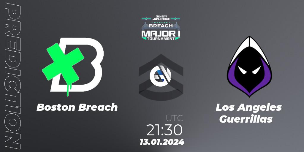 Boston Breach vs Los Angeles Guerrillas: Match Prediction. 13.01.2024 at 21:45, Call of Duty, Call of Duty League 2024: Stage 1 Major Qualifiers