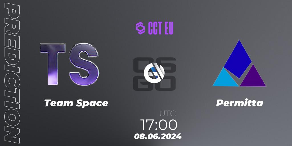 Team Space vs Permitta: Match Prediction. 08.06.2024 at 17:00, Counter-Strike (CS2), CCT Season 2 Europe Series 5