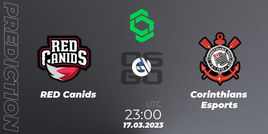 RED Canids vs Corinthians Esports: Match Prediction. 17.03.23, CS2 (CS:GO), CCT South America Series #5