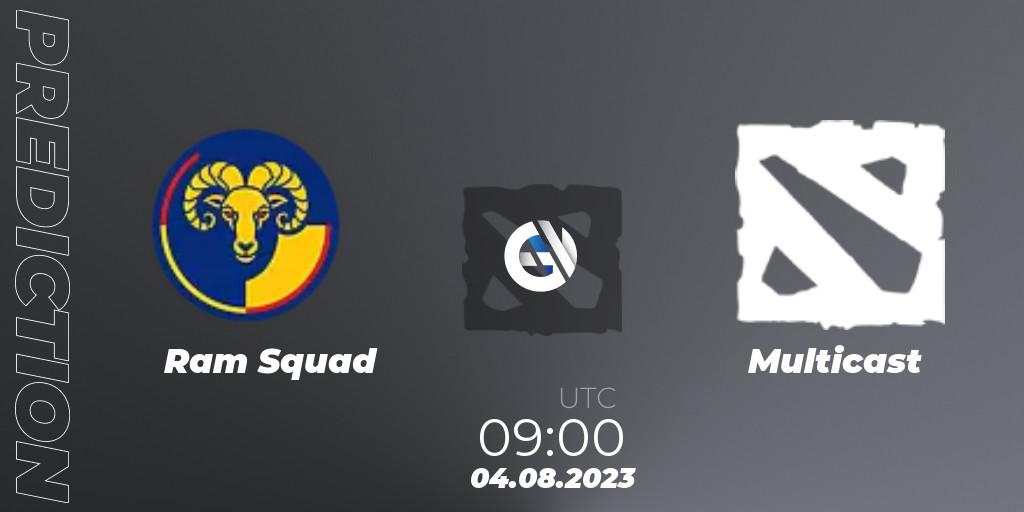 Ram Squad vs Multicast: Match Prediction. 04.08.2023 at 09:06, Dota 2, European Pro League Season 11