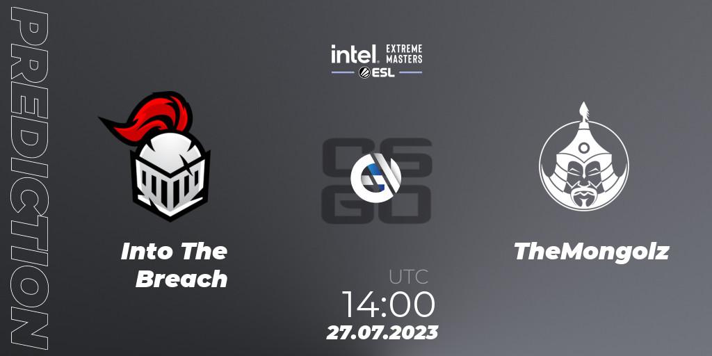 Into The Breach vs TheMongolz: Match Prediction. 27.07.2023 at 10:30, Counter-Strike (CS2), IEM Cologne 2023 - Play-In