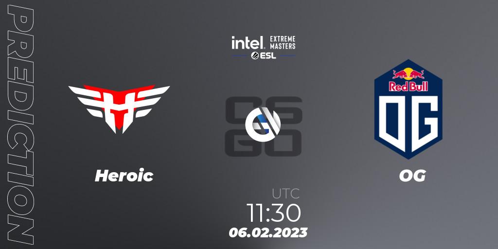 Heroic vs OG: Match Prediction. 06.02.2023 at 11:30, Counter-Strike (CS2), IEM Katowice 2023