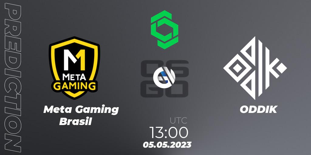 Meta Gaming Brasil vs ODDIK: Match Prediction. 05.05.2023 at 13:00, Counter-Strike (CS2), CCT South America Series #7