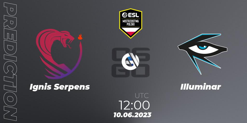 Ignis Serpens vs Illuminar: Match Prediction. 10.06.23, CS2 (CS:GO), ESL Polish Championship Spring 2023