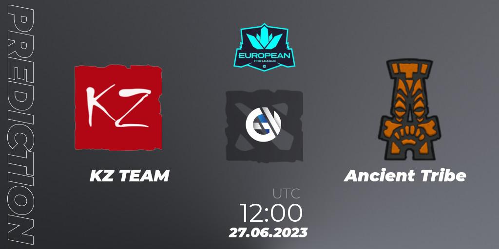 KZ TEAM vs Ancient Tribe: Match Prediction. 27.06.2023 at 12:02, Dota 2, European Pro League Season 10