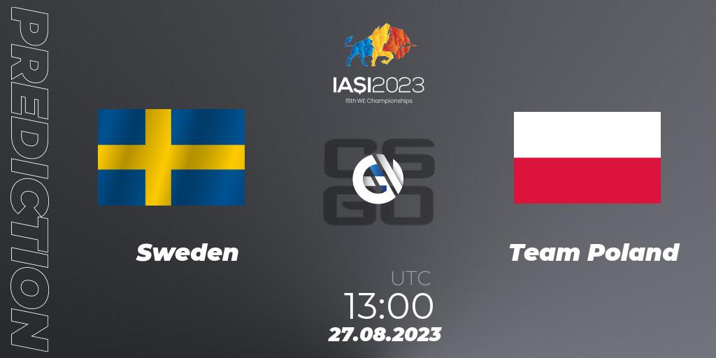 Sweden vs Team Poland: Match Prediction. 27.08.23, CS2 (CS:GO), IESF World Esports Championship 2023