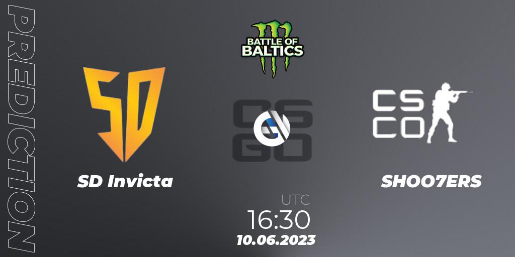 SD Invicta vs SHOO7ERS: Match Prediction. 10.06.2023 at 16:30, Counter-Strike (CS2), Battle of Baltics