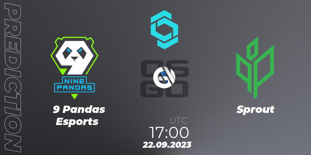 9 Pandas Esports vs Sprout: Match Prediction. 22.09.2023 at 18:45, Counter-Strike (CS2), CCT North Europe Series #8