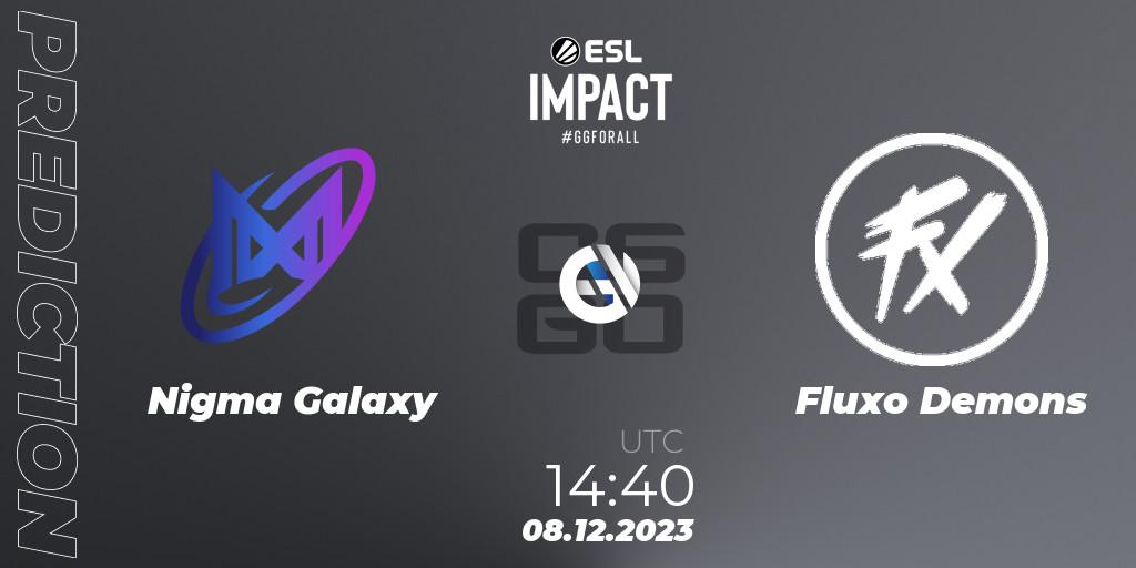 Nigma Galaxy vs Fluxo Demons: Match Prediction. 08.12.23, CS2 (CS:GO), ESL Impact League Season 4