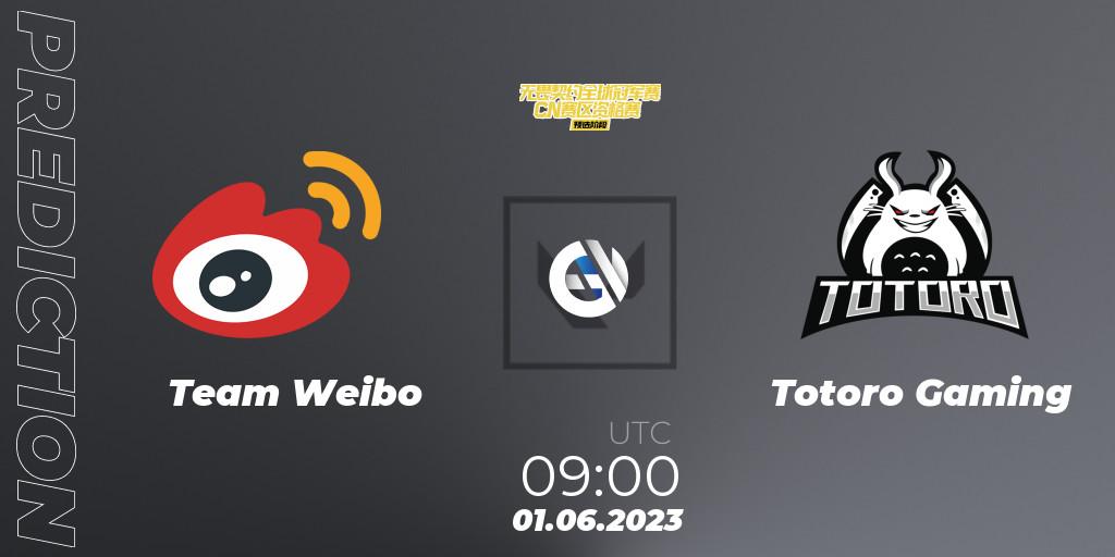 Team Weibo vs Totoro Gaming: Match Prediction. 01.06.23, VALORANT, VALORANT Champions Tour 2023: China Preliminaries