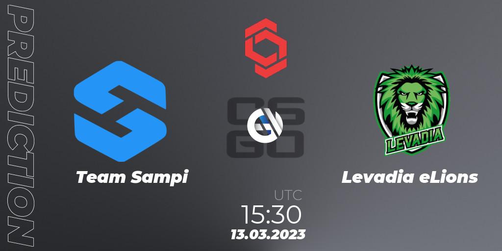 Team Sampi vs Levadia eLions: Match Prediction. 13.03.2023 at 15:40, Counter-Strike (CS2), CCT Central Europe Series 5 Closed Qualifier
