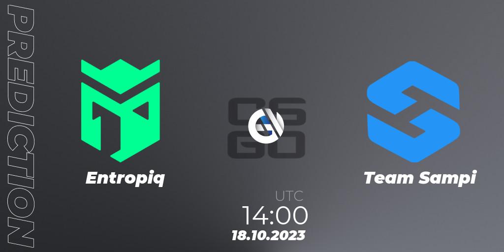 Entropiq vs Team Sampi: Match Prediction. 18.10.23, CS2 (CS:GO), YaLLa Compass 2024